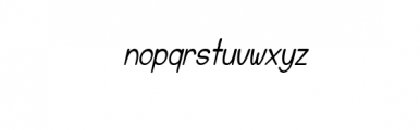 Starled Italic.otf Font LOWERCASE