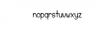 Starled.otf Font LOWERCASE