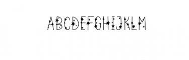 Starlet-Regular.otf Font UPPERCASE