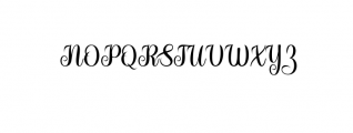 Staylandfont.otf Font UPPERCASE