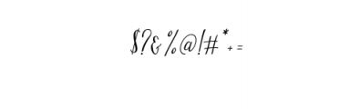 Stellaria Oblique.ttf Font OTHER CHARS