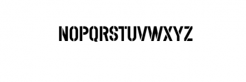 Stencil & Headline CAPS, Classic Title Type Font LOWERCASE