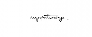 Stephen Type font - signature font Font LOWERCASE