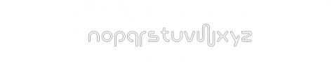 Steronite-Outline.ttf Font LOWERCASE