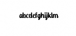 Stibold.ttf Font LOWERCASE