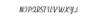 Streetlight Script Font UPPERCASE
