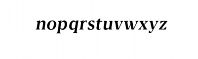 Style Clubs Serif Italic.otf Font LOWERCASE