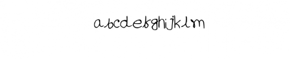Stylish Handwritten Font Font LOWERCASE