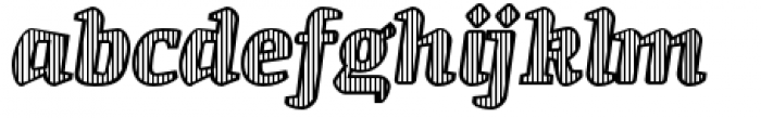 St Patrick Fill Font LOWERCASE