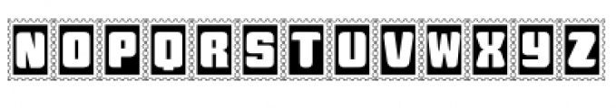 Stamps Font LOWERCASE