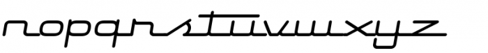 Starliner BTN Bold Oblique Font LOWERCASE