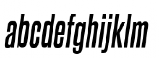 Steelfish Bold Italic Font LOWERCASE