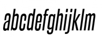 Steelfish Italic Font LOWERCASE