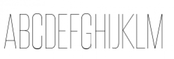 Steelfish UltraLight Font UPPERCASE