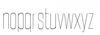 Steelfish UltraLight Font LOWERCASE