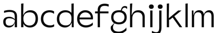 Steg Pro Light Font LOWERCASE