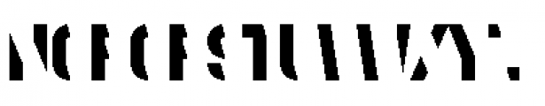 Stenciletta Bold Left Font UPPERCASE