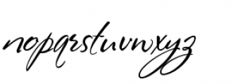 Stephanie Marie Pro Font LOWERCASE