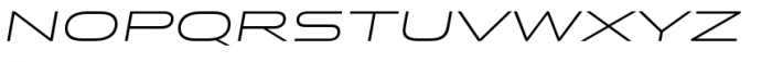 Stereo Gothic 250I Font LOWERCASE