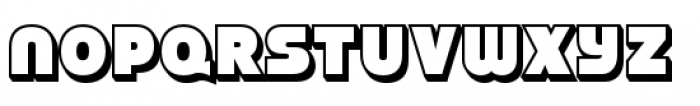 Strenuous 3D Font LOWERCASE