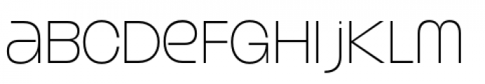 Strenuous Extra Light Font LOWERCASE