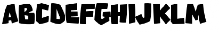Strongman Font UPPERCASE