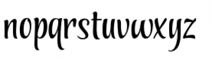 StyleScript Plain Font LOWERCASE