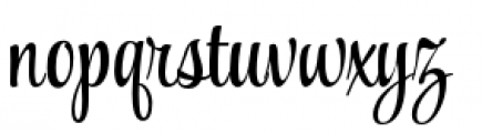 StyleScript Regular Font LOWERCASE