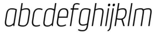 Styling Extra Light Italic Font LOWERCASE