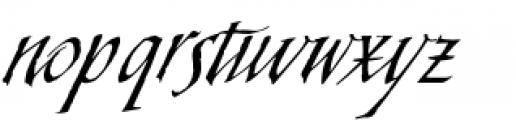 Styx Rough Alt Font LOWERCASE