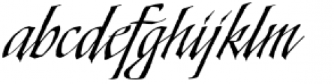 Styx Rough Font LOWERCASE