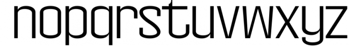 STERLING, A Powerful Sans Serif 3 Font LOWERCASE