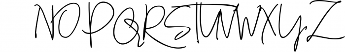 St. Genoa - Luxury Signature Font Font UPPERCASE