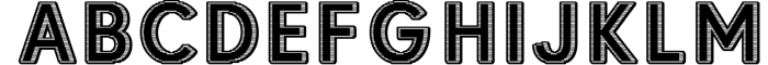 Stacked - a handwritten display font Font UPPERCASE
