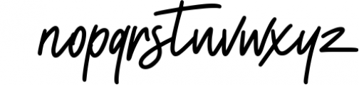 Starstoles Signature Script Typeface 1 Font LOWERCASE