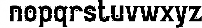 Steampunk Font LOWERCASE