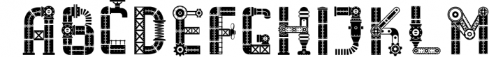 Steampunkfont 1 Font UPPERCASE