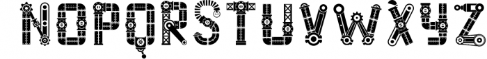 Steampunkfont 1 Font UPPERCASE