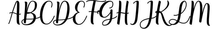 Steffany - Handwriting Font Font UPPERCASE