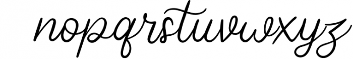 Stellina Font LOWERCASE