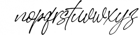 Stephen & Gillion - Signature Script 1 Font LOWERCASE