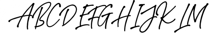 Stephen & Gillion - Signature Script 2 Font UPPERCASE