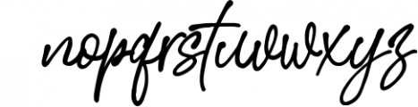 Stephen & Gillion - Signature Script 2 Font LOWERCASE
