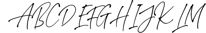 Stephen & Gillion - Signature Script Font UPPERCASE