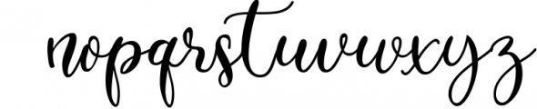 Stilsa - Sweet Calligraphy Font Font LOWERCASE