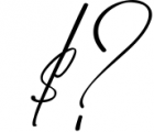 Strainger Signatures Font Font OTHER CHARS