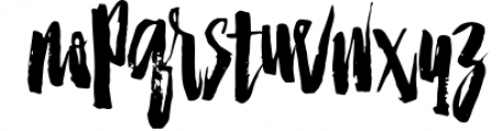 Strenght Script Brush 1 Font LOWERCASE