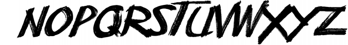 Stright Hand Font LOWERCASE