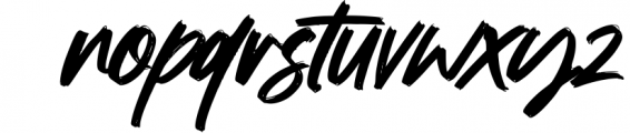 Strong Attraction Font LOWERCASE