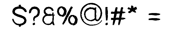 ST Hanekam Brush Font OTHER CHARS